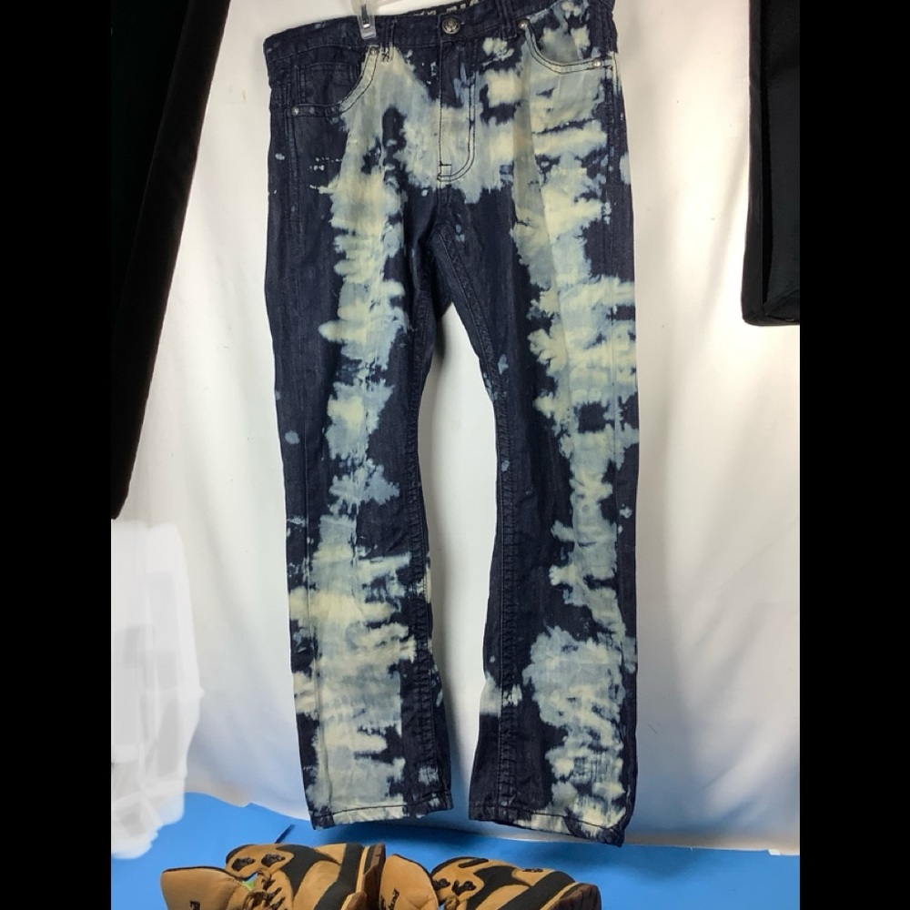 Smoke Rise Vtg Tie Dye Relaxed Jeans Pants